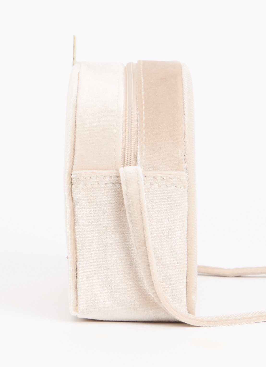Mimi & Lula Velvet Unicorn crossbodytas met applicatie - detail 3 beige