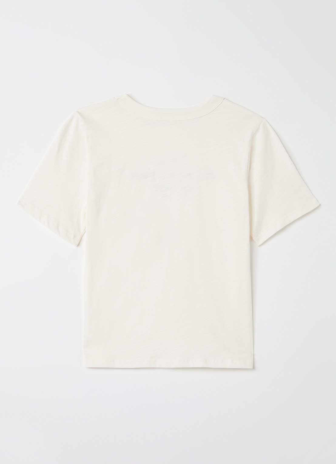 Mini Rodini Alien City T-shirt met print - voorkant 2 gebroken wit
