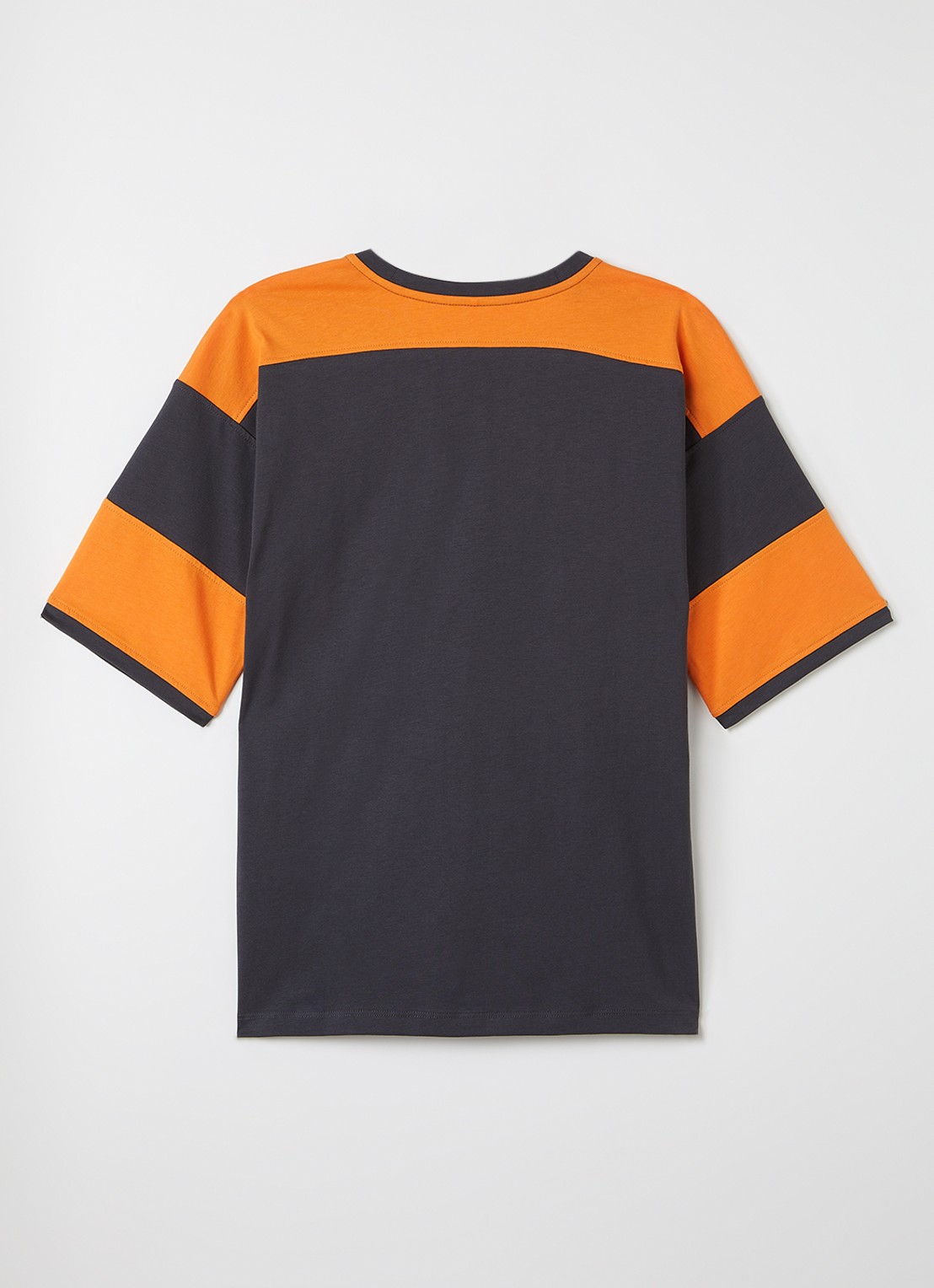 Mini Rodini Alien City T-shirt met print - voorkant 2 oranje