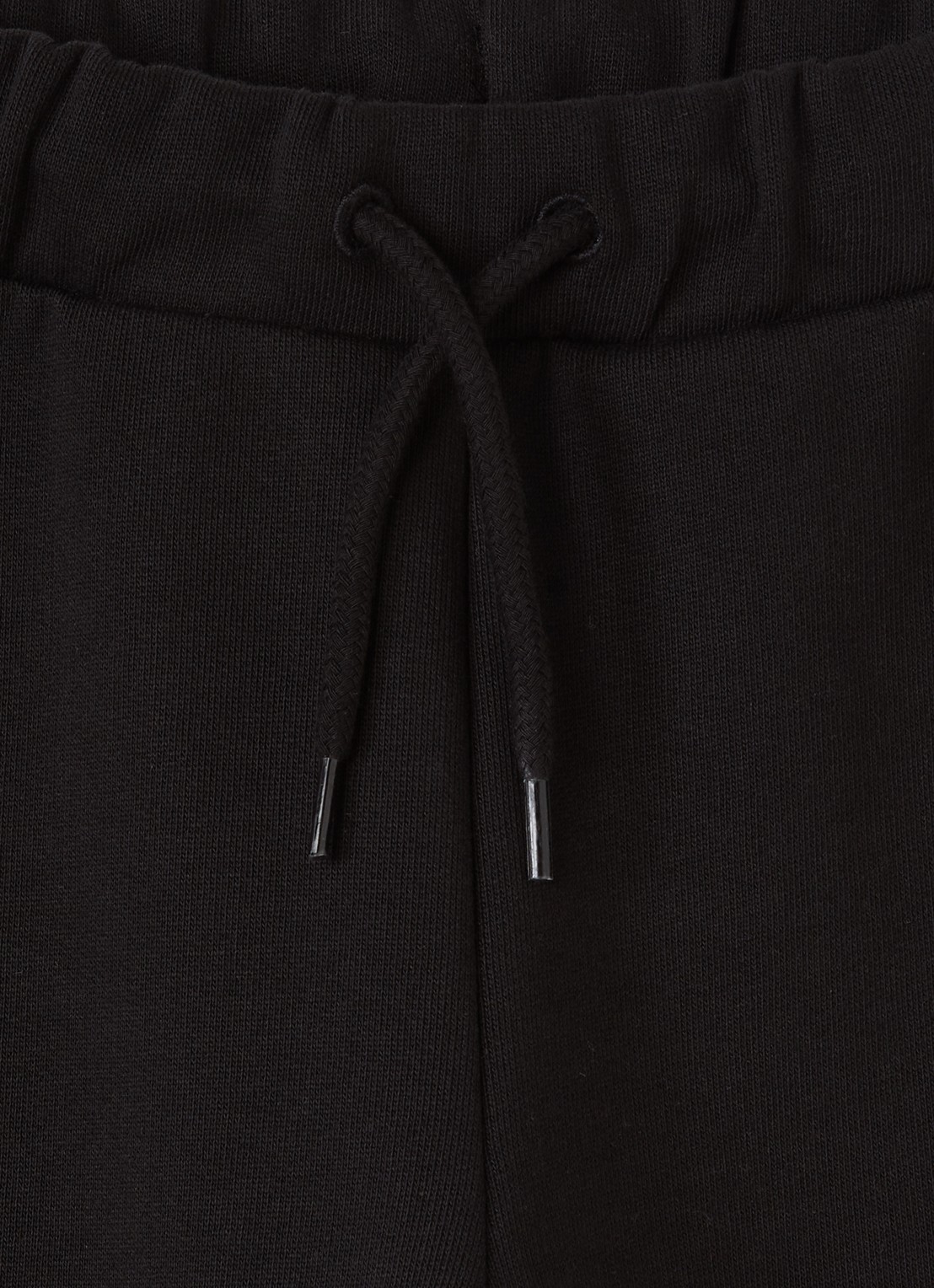 Mini Rodini Elephant Shrew straight fit joggingbroek met trekkoord - detail zwart