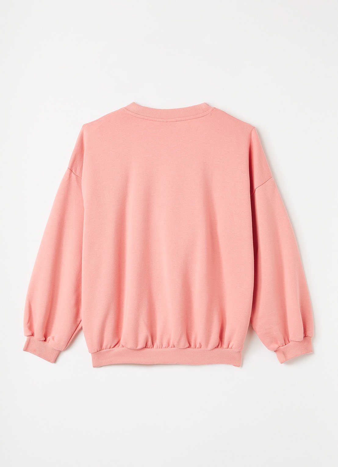 Mini Rodini Elephant Shrew sweater met borduring - voorkant 2 roze