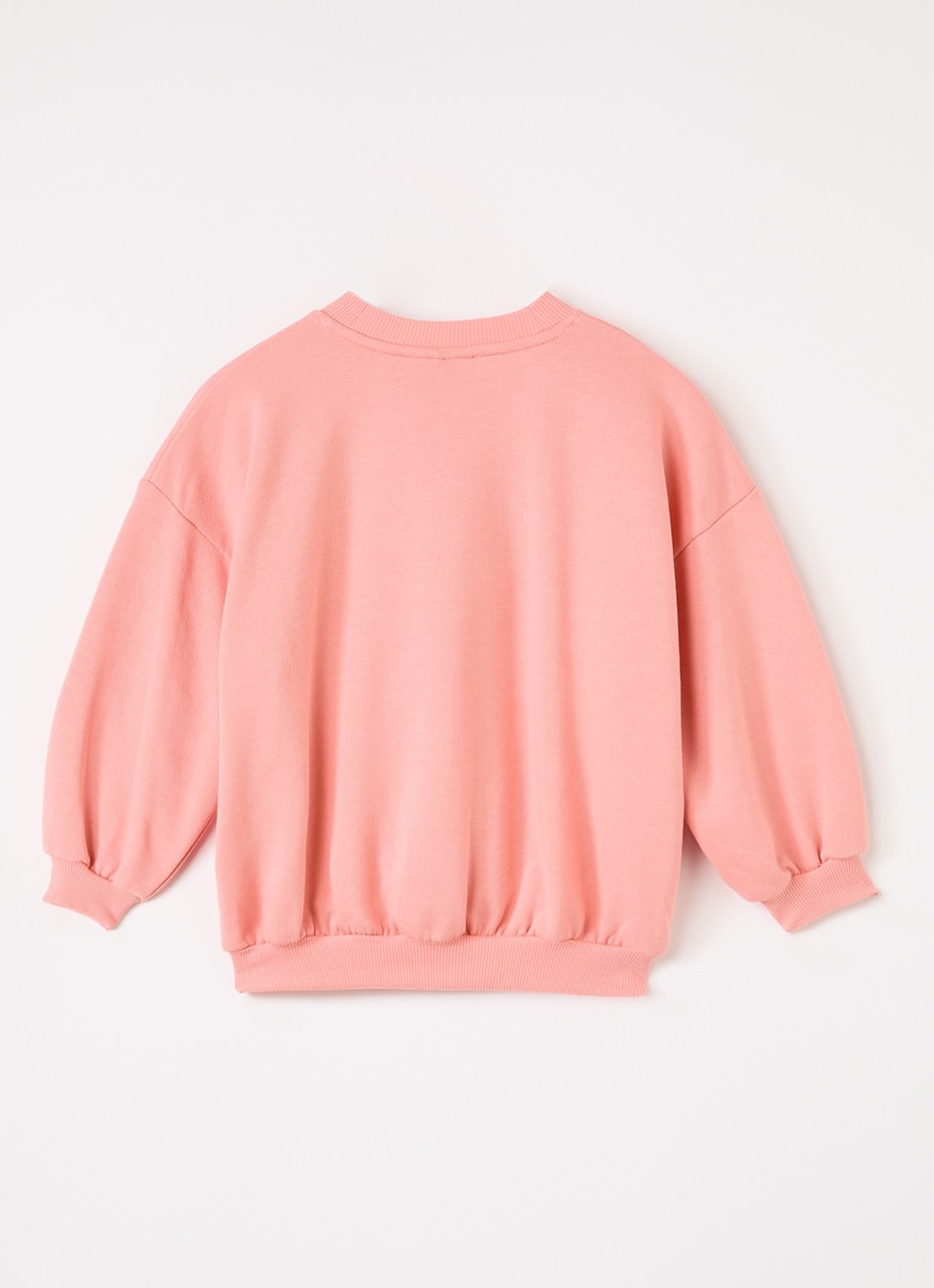 Mini Rodini Elephant Shrew sweater met borduring - voorkant 2 roze