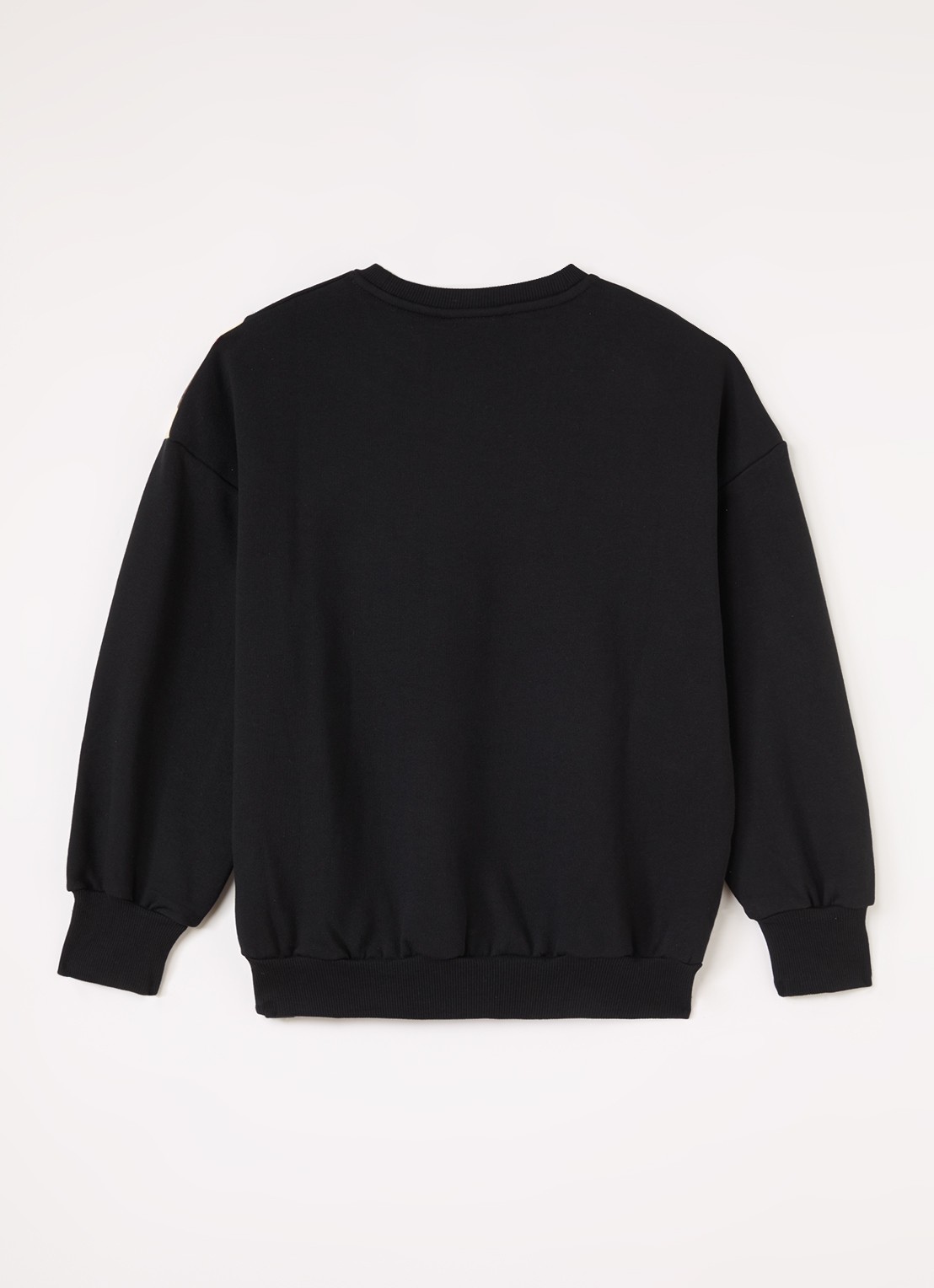 Mini Rodini Elephant shrew sweater met print  - voorkant 3 zwart