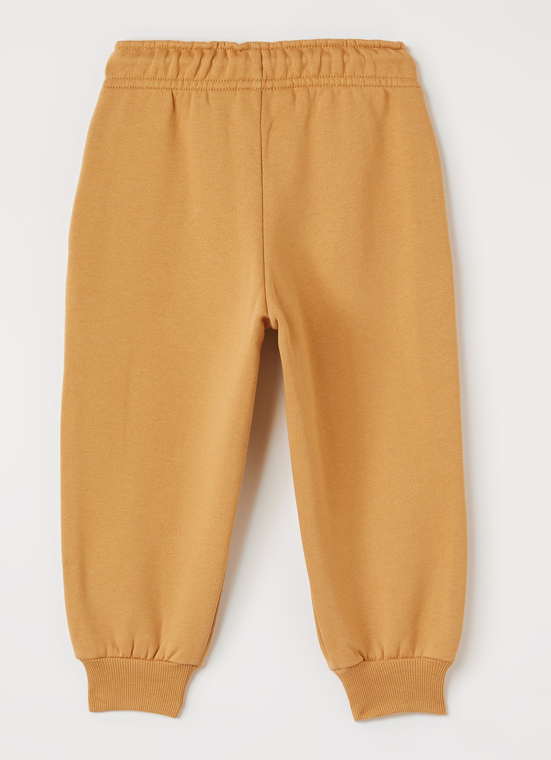 Mini Rodini Elephant Shrew tapered fit joggingbroek met borduring - voorkant 3 beige