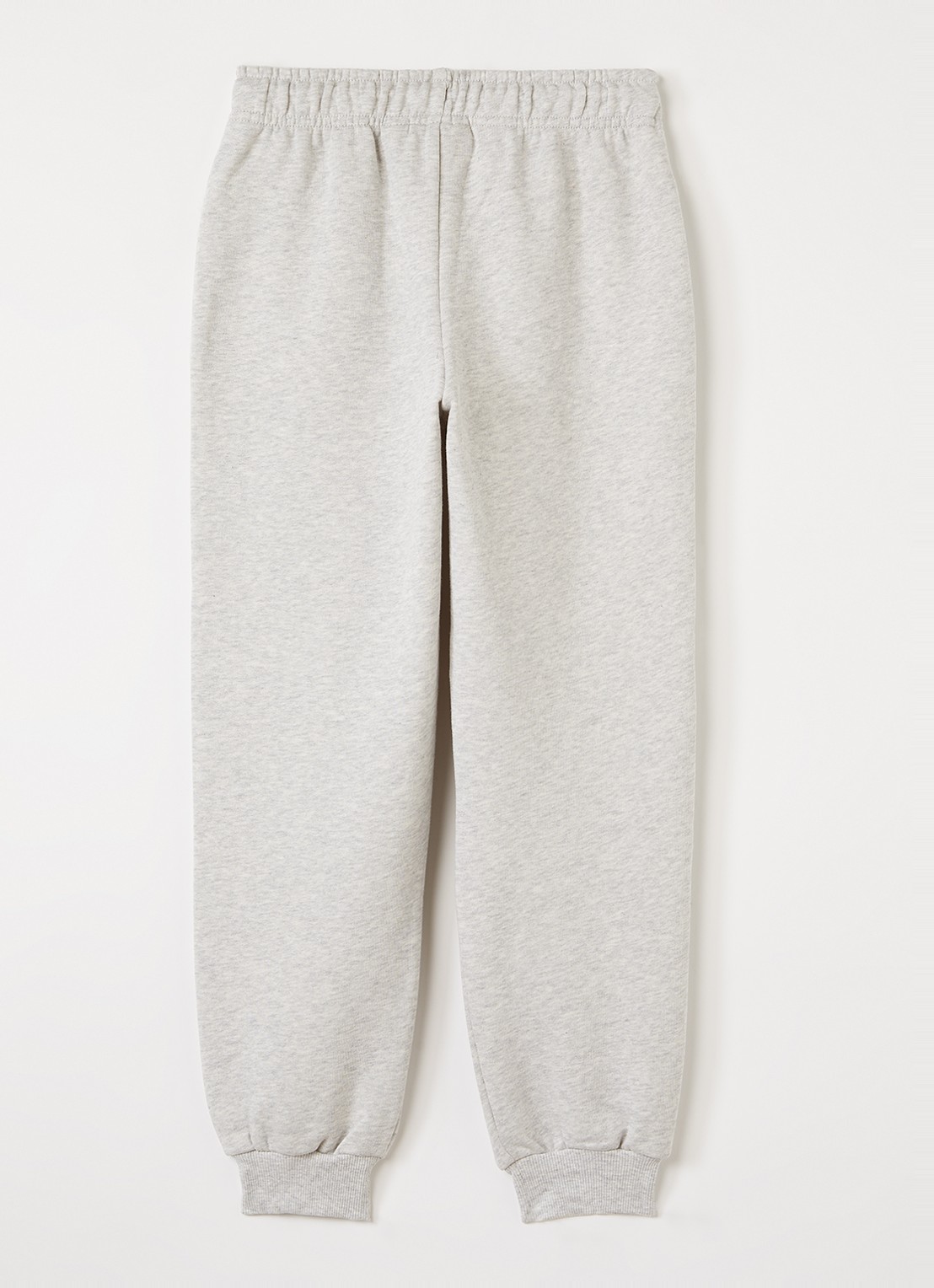 Mini Rodini Elephant Shrew tapered fit joggingbroek met borduring - voorkant 3 grijsmele