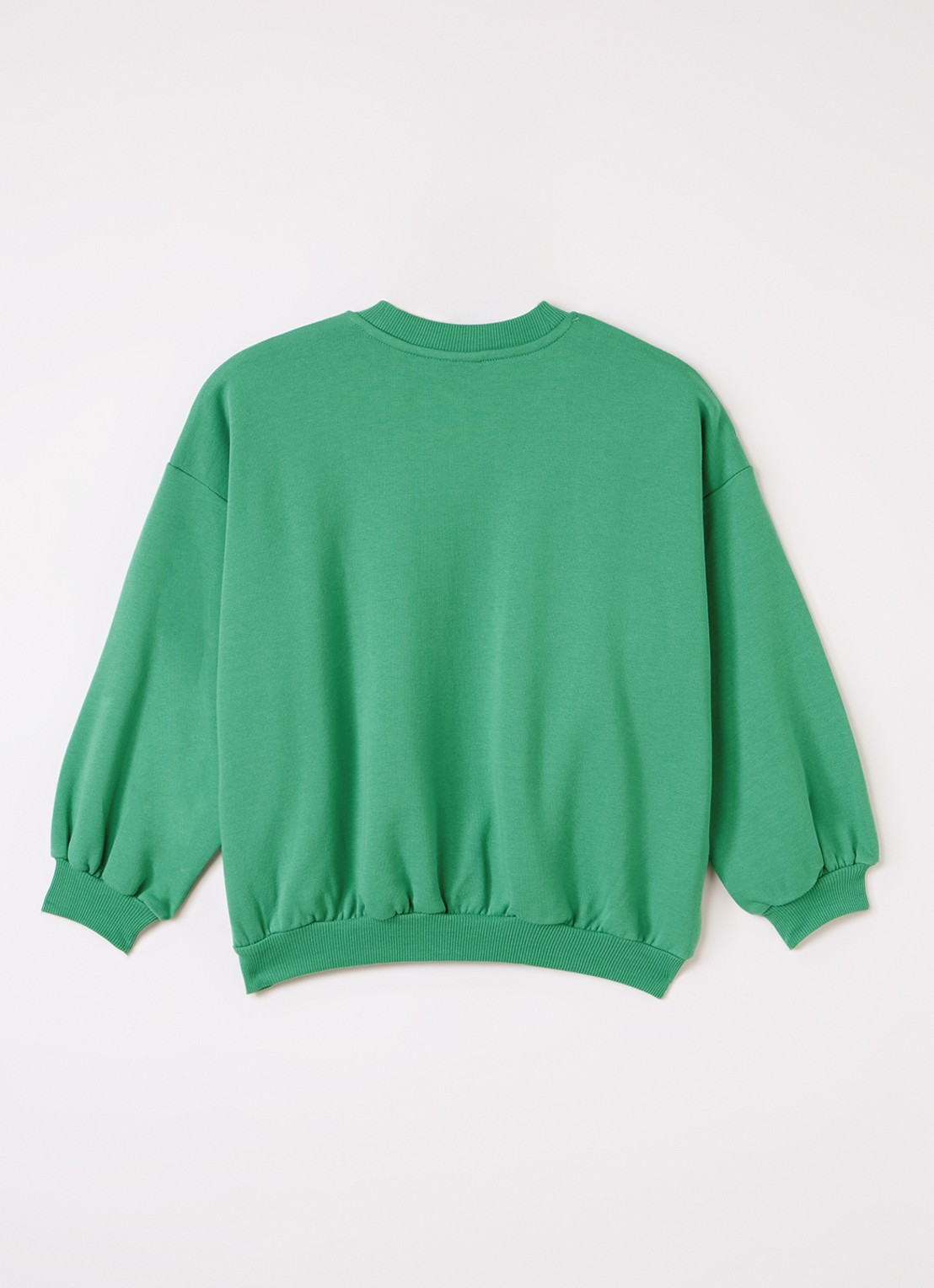 Mini Rodini Elephant sweater met borduring - voorkant 3 groen