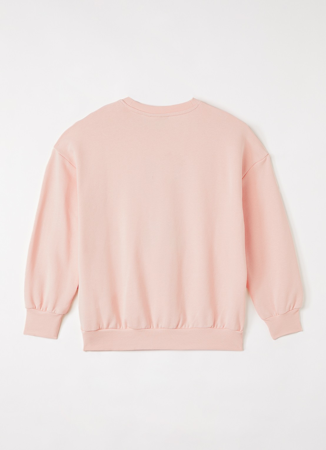 Mini Rodini Heart In Shoes sweater met borduring - achterkant roze