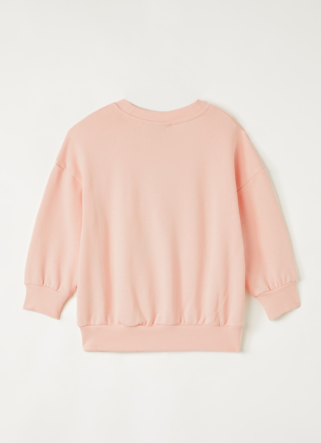 Mini Rodini Heart In Shoes sweater met borduring - detail 3 lichtroze