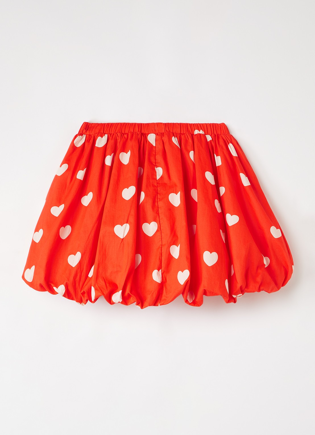 Mini Rodini Hearts rok met print - voorkant 3 rood
