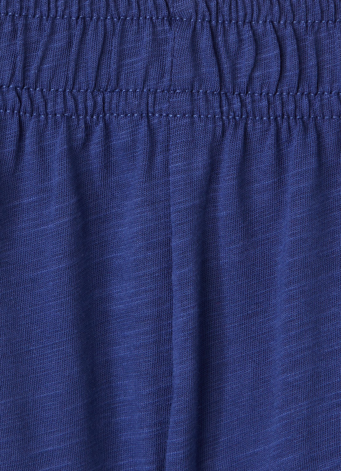Mini Rodini Loose fit korte broek met borduring - detail 3 blauw