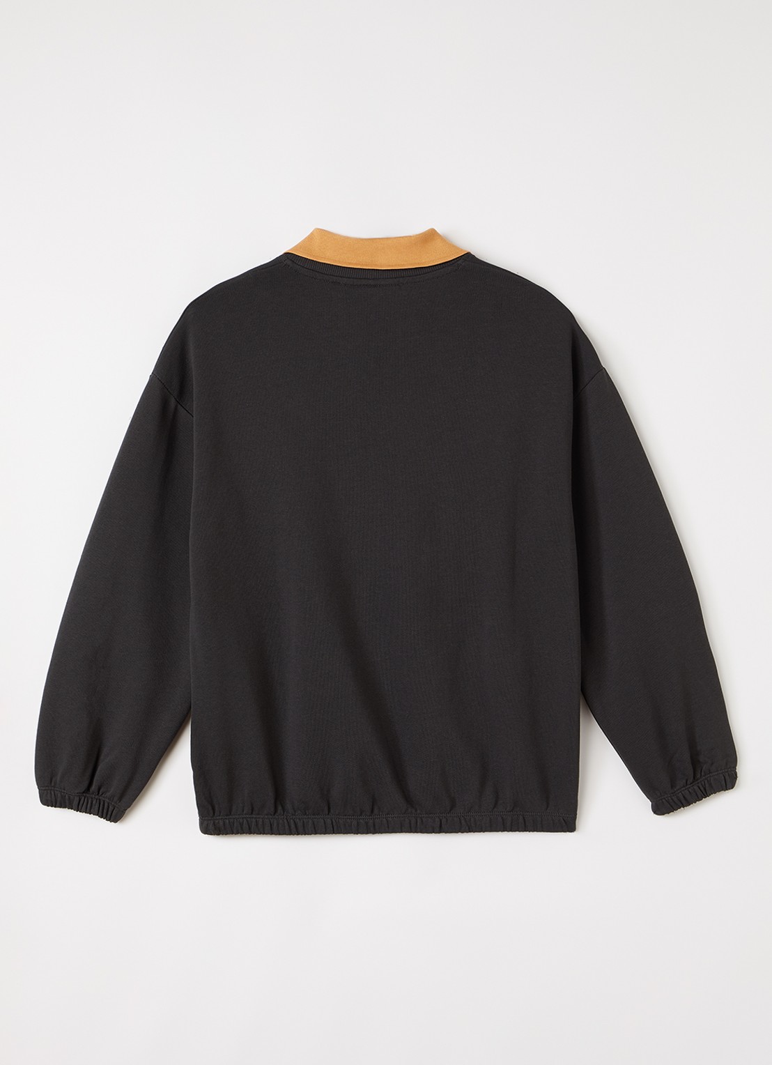 Mini Rodini Panther sweater met borduring - achterkant zwart