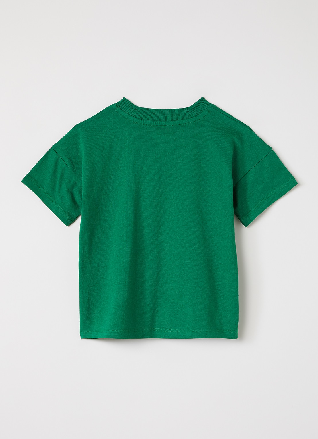 Mini Rodini Panther T-shirt met print - voorkant 2 groen