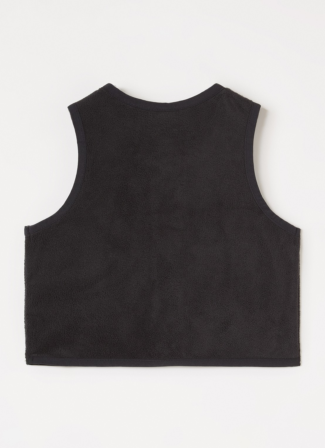 Mini Rodini Penguin gilet van fleece - achterkant zwart