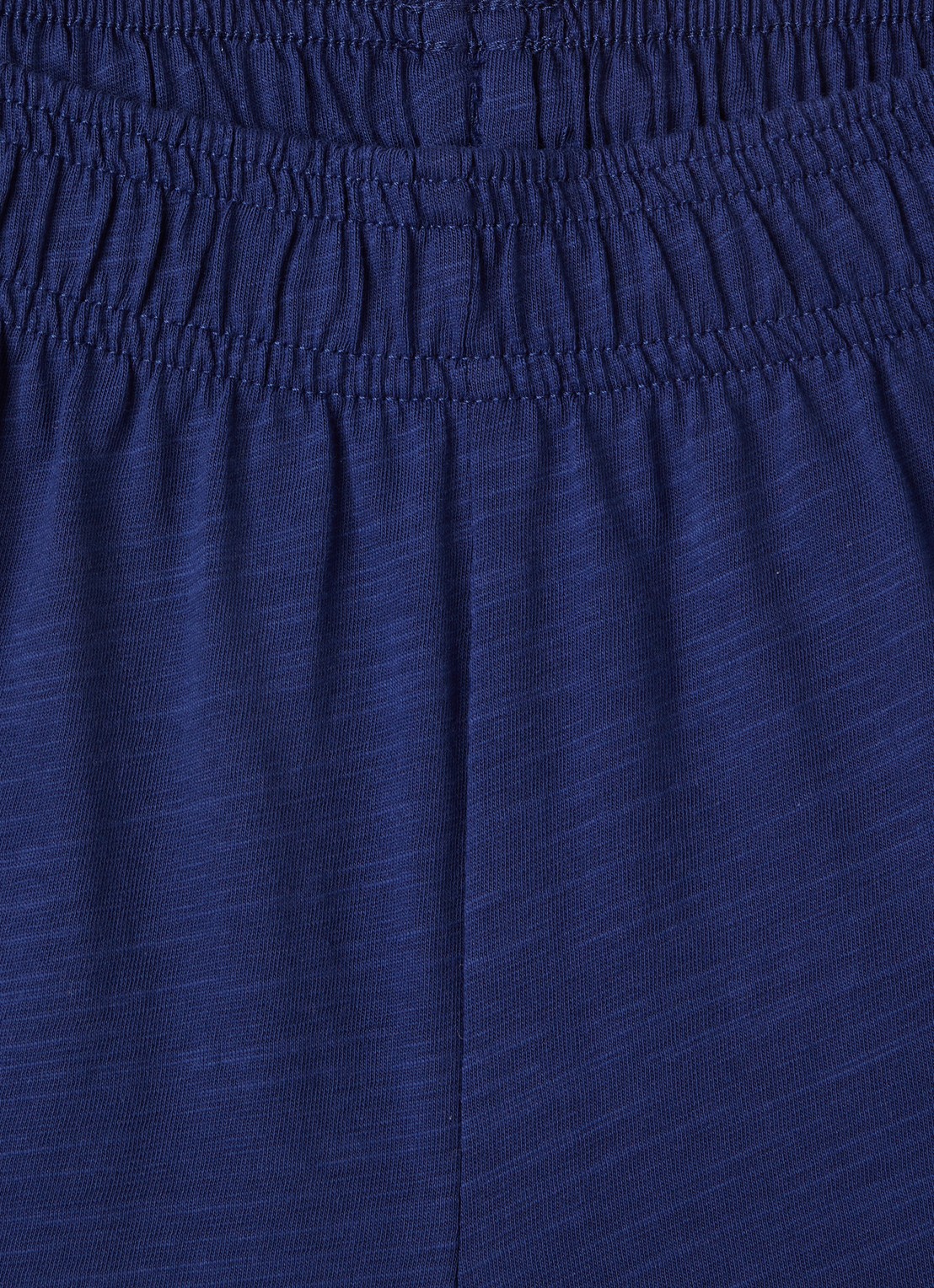 Mini Rodini Planet straight fit korte broek met logo - detail 3 donkerblauw