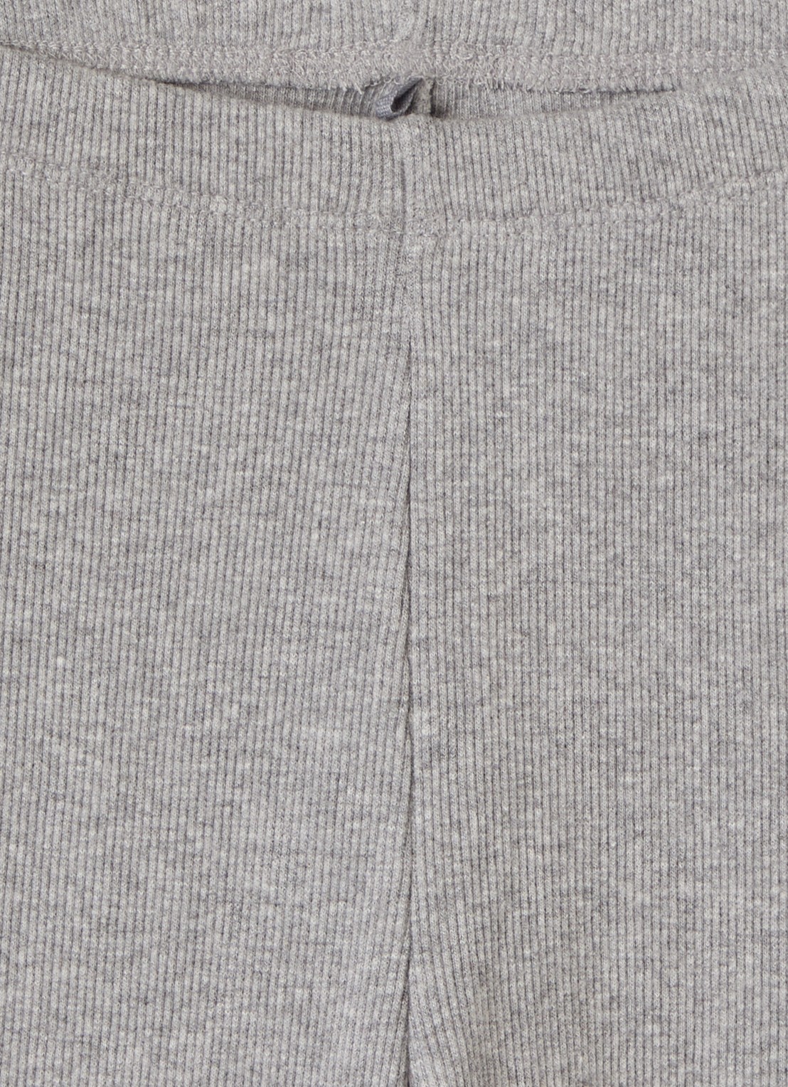 Mini Rodini Rabbit Application ribgebreide slim fit legging - detail 2 middengrijs