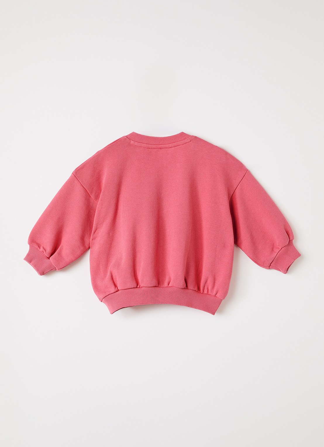 Mini Rodini Sweater met borduring - voorkant 3 roze