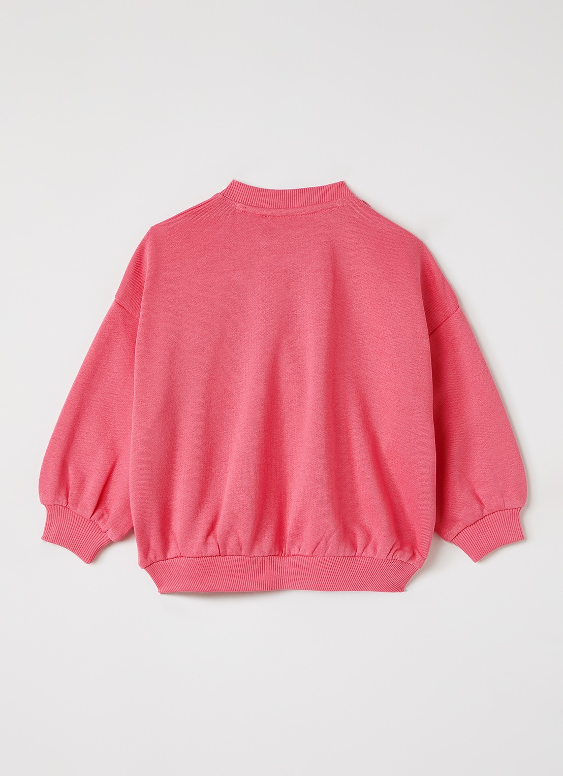 Mini Rodini The Milky Way sweater met print - voorkant 2 fuchsia