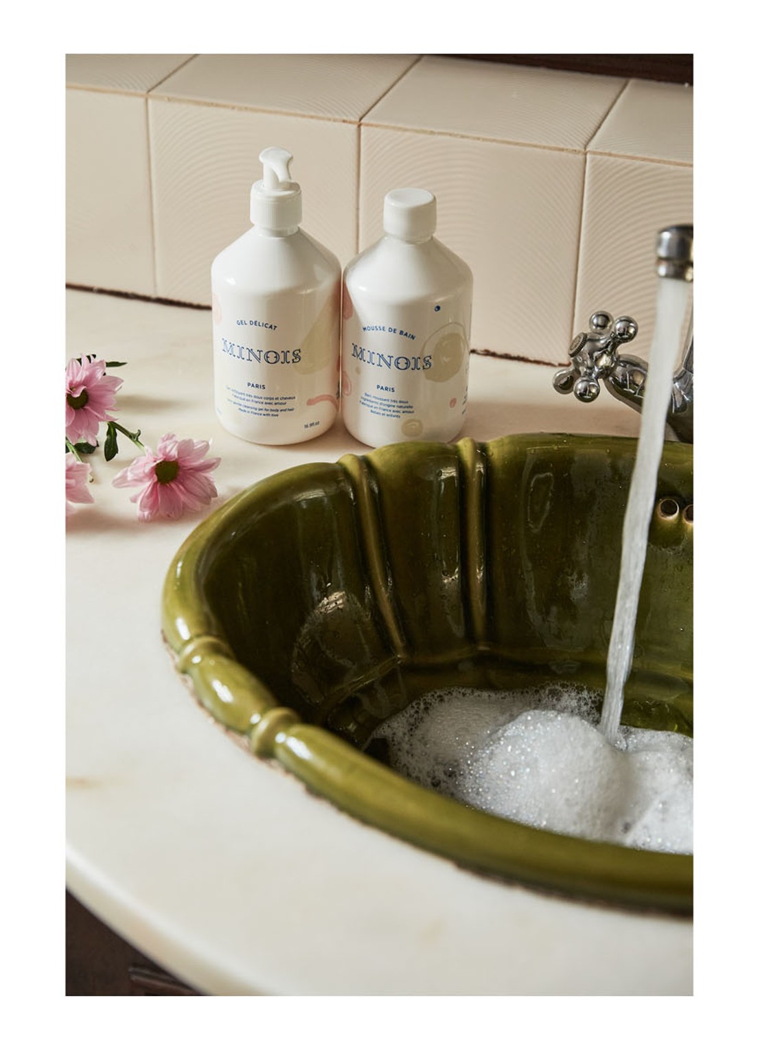 Minois Paris Baby bubbel badschuim 500 ml - detail 4 wit