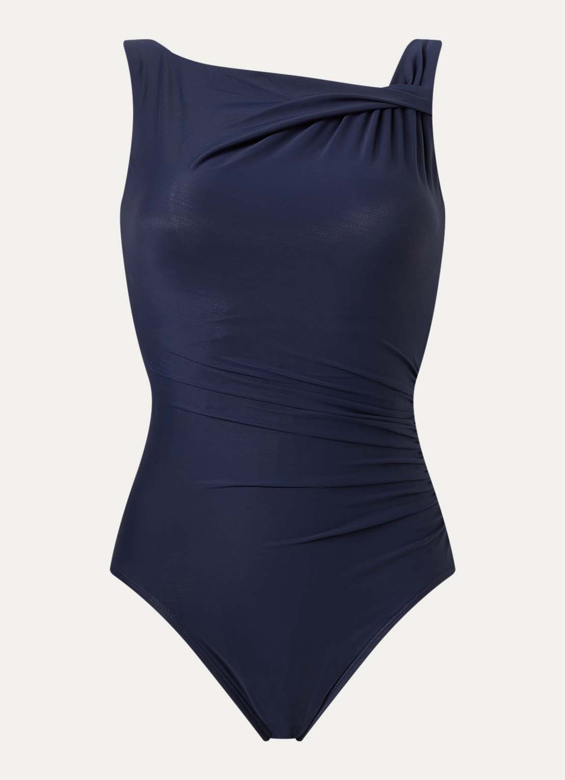 Miraclesuit Avra corrigerend badpak met beugel - voorkant 3 donkerblauw