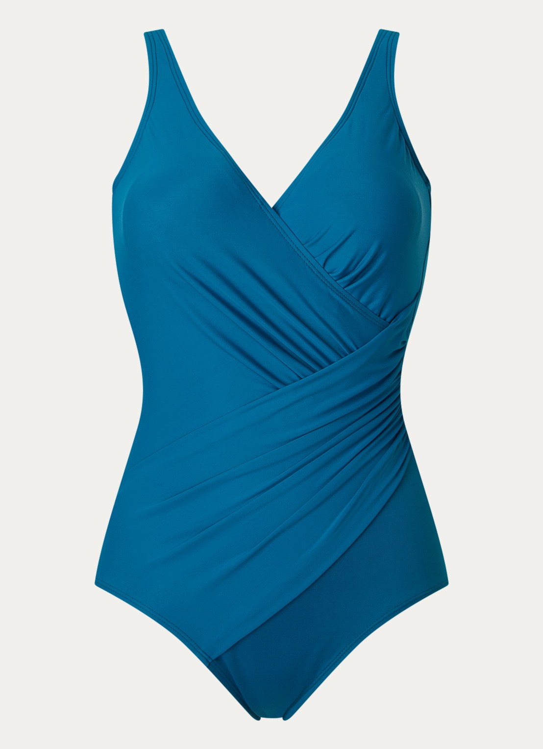 Miraclesuit Oceanus voorgevormd corrigerend badpak - voorkant 4 petrol