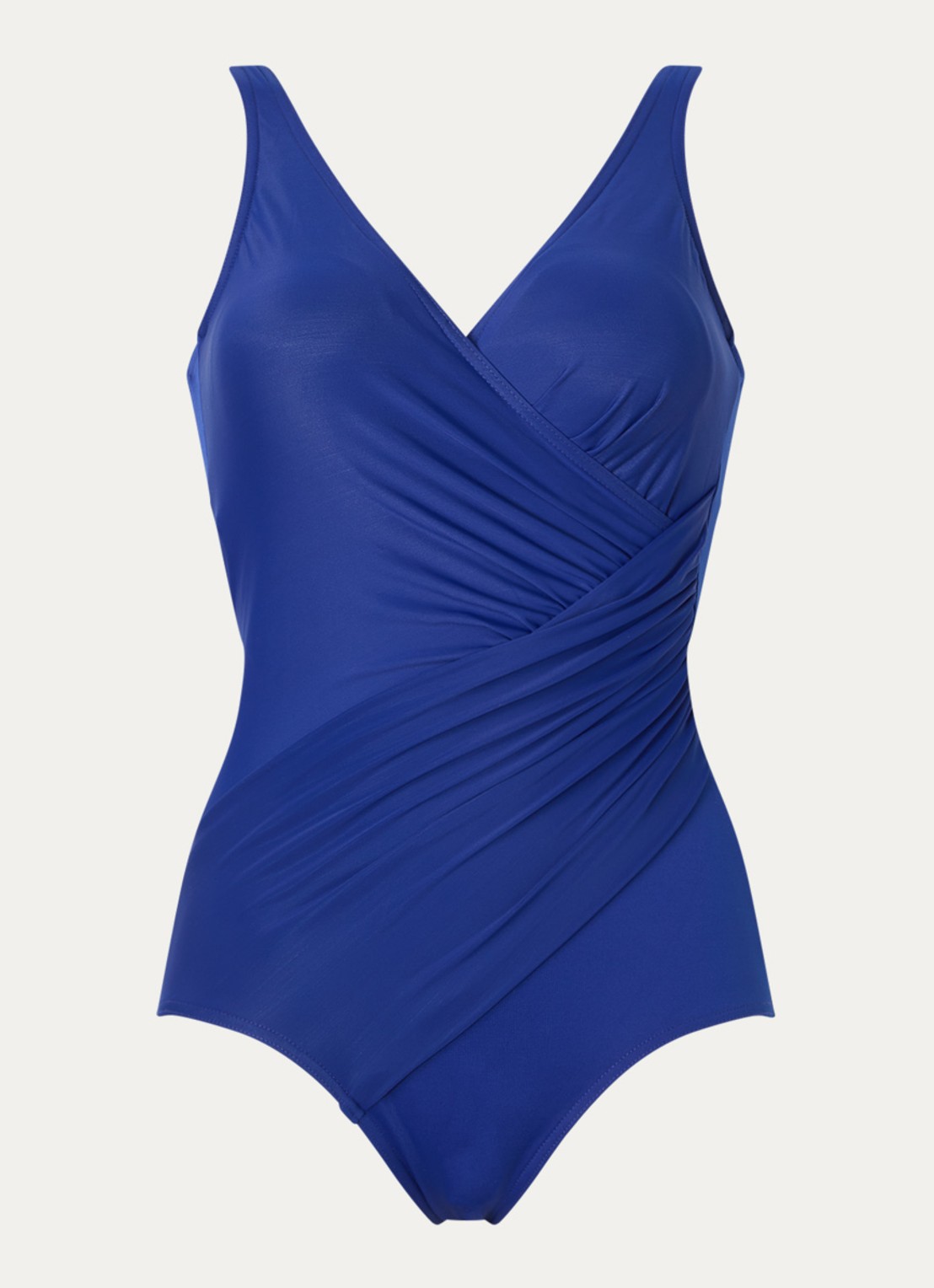 Miraclesuit Oceanus voorgevormd corrigerend badpak - voorkant 2 royalblauw