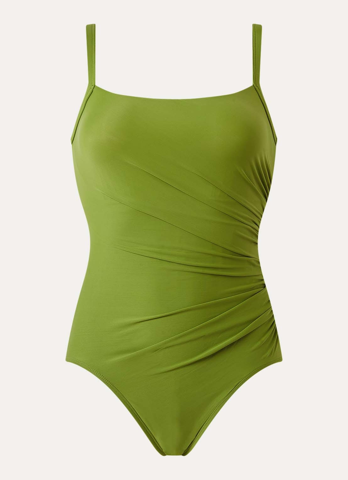 Miraclesuit Rock Solid Star corrigerend badpak met beugelondersteuning - voorkant 3 groen