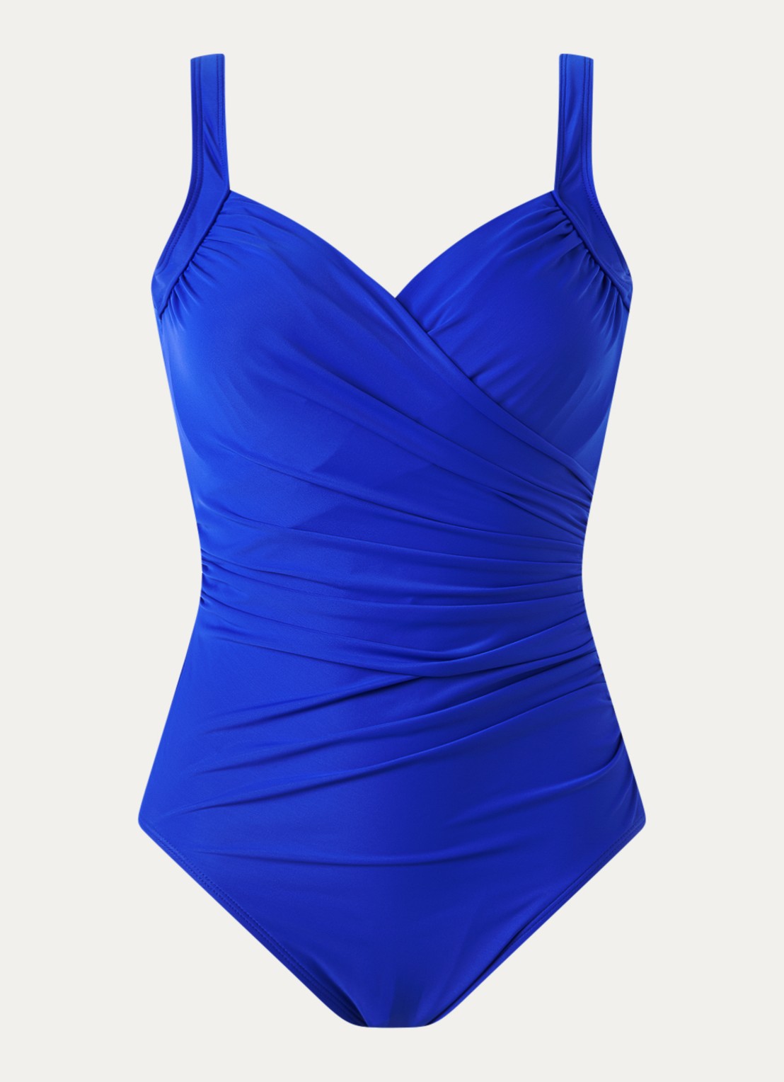 Miraclesuit Sanibel badpak met beugelondersteuning - voorkant 4 kobaltblauw