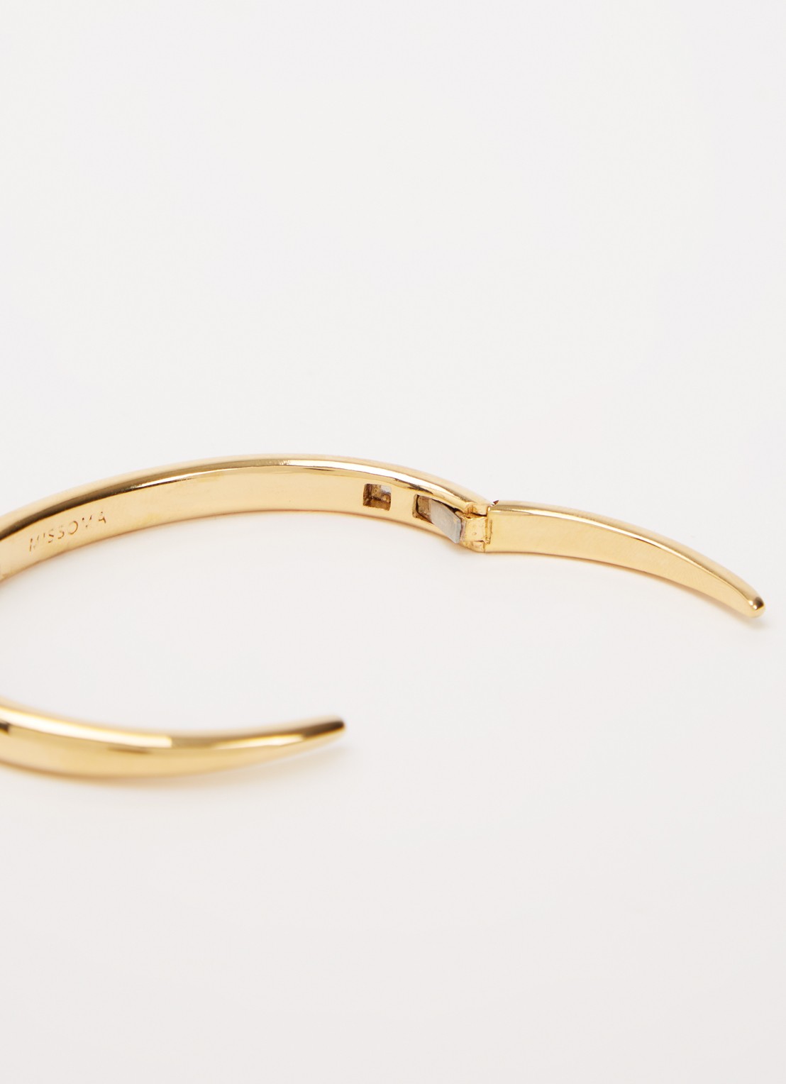 Missoma Claw bangle verguld - detail 2 goud