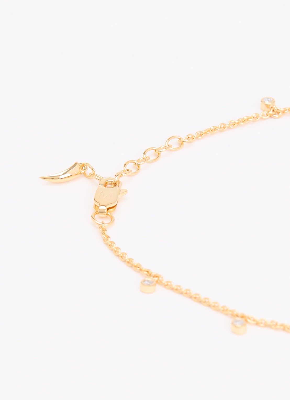 Missoma Interstellar Drop armband verguld - detail goud