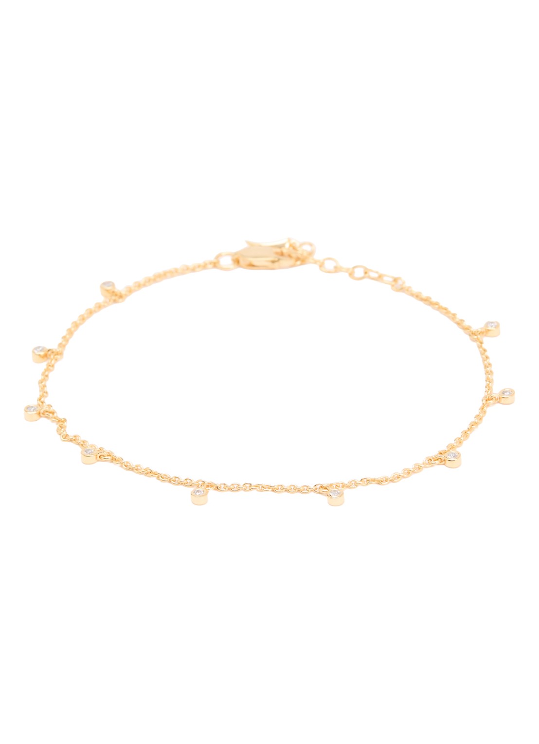 Missoma Interstellar Drop armband verguld - voorkant 3 goud