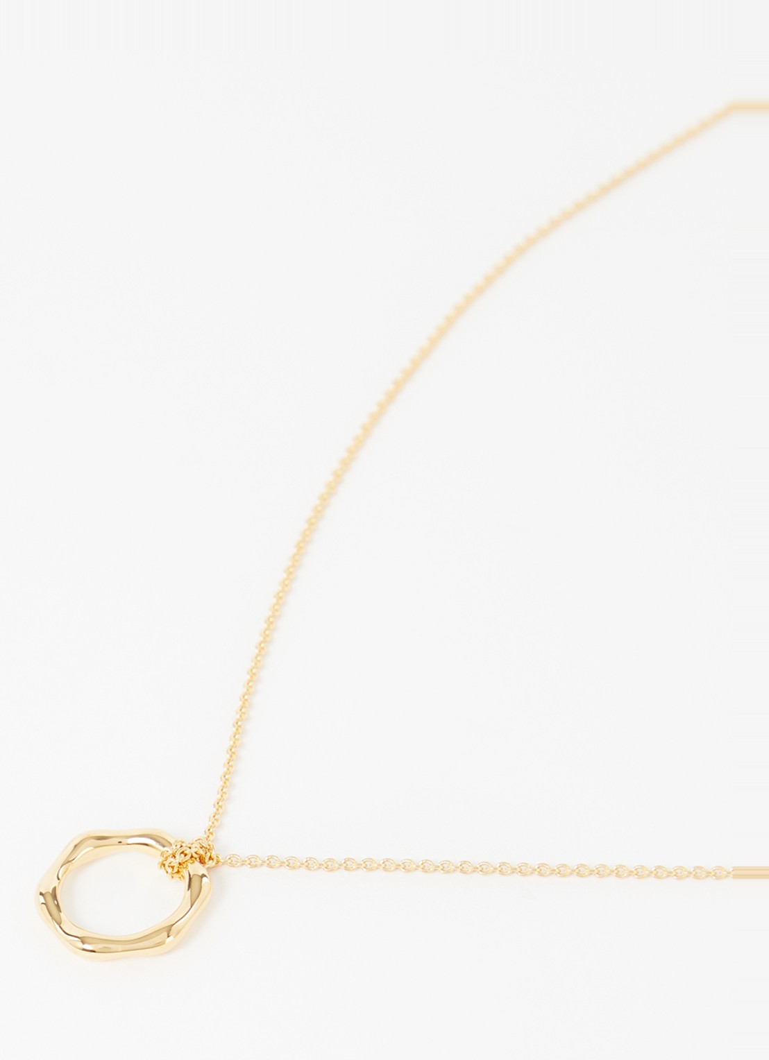 Missoma Mini Molton ketting verguld - detail goud