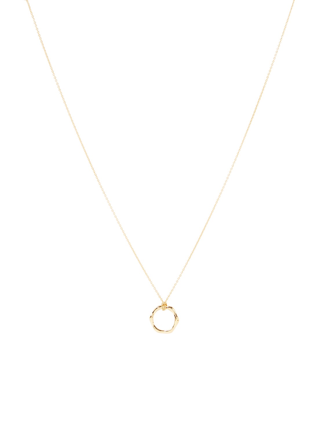 Missoma Mini Molton ketting verguld - voorkant 3 goud