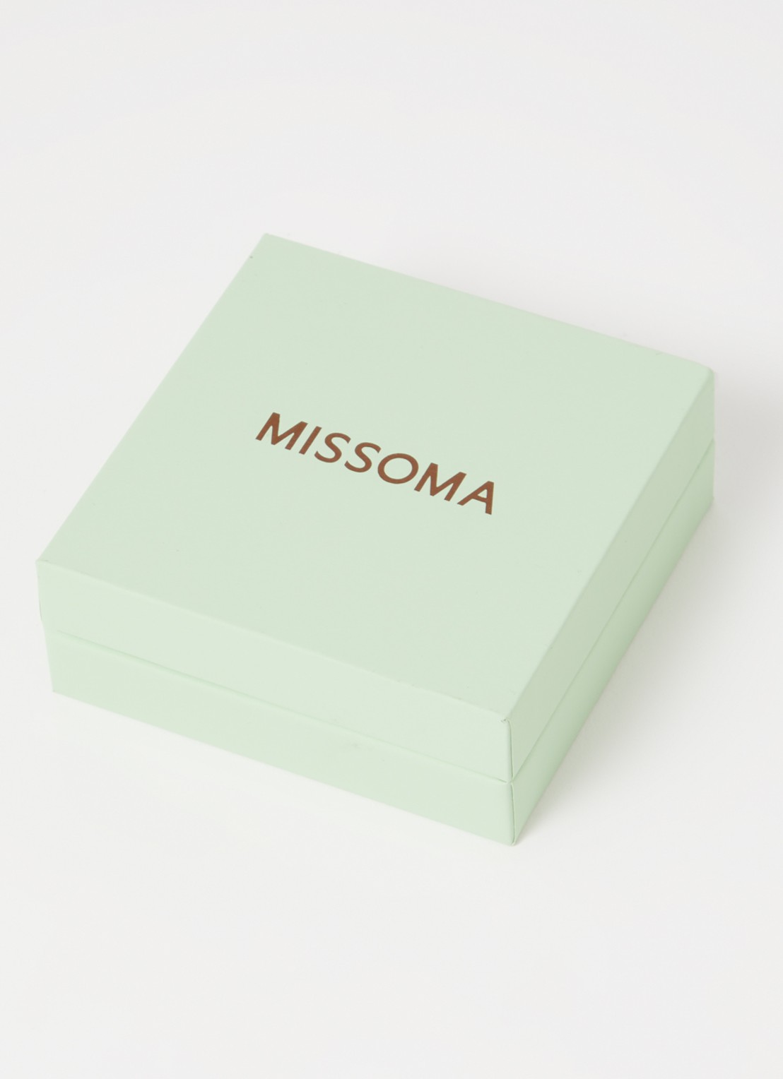 Missoma Mini Rigde Heart ketting verguld - detail 3 goud