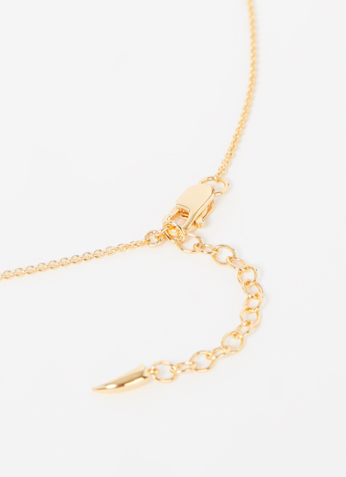 Missoma Mini Star Ridge ketting verguld - detail 4 goud