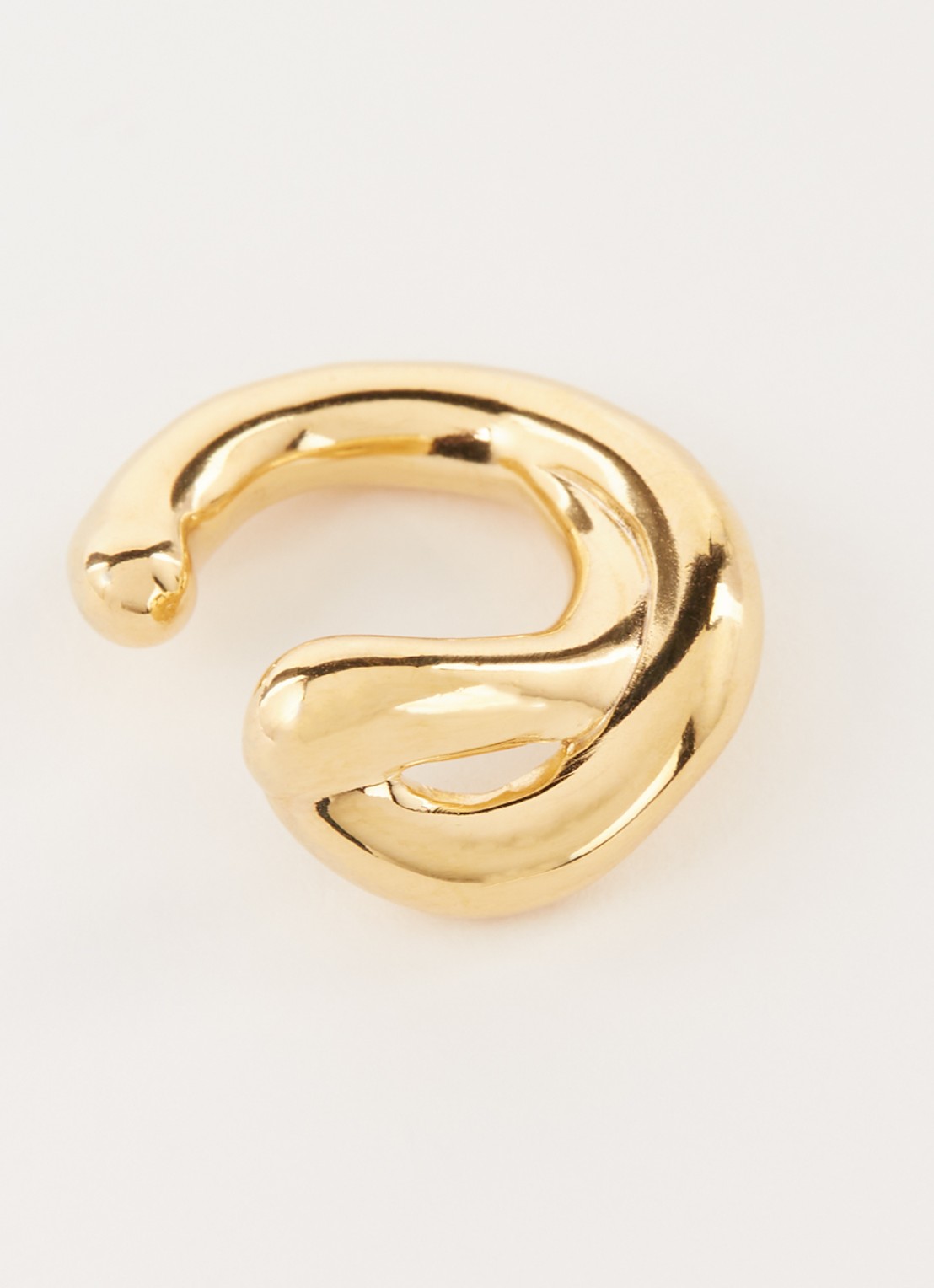 Missoma Molten ear cuff verguld - detail 3 goud