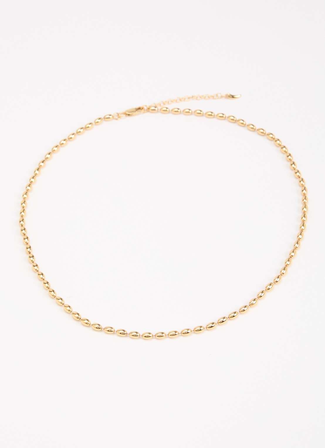 Missoma Molten Olive ketting  - detail goud