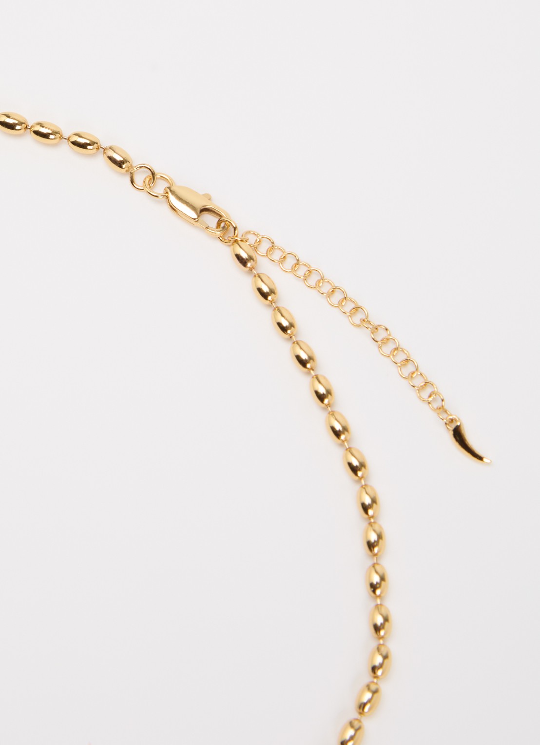 Missoma Molten Olive ketting  - detail 2 goud