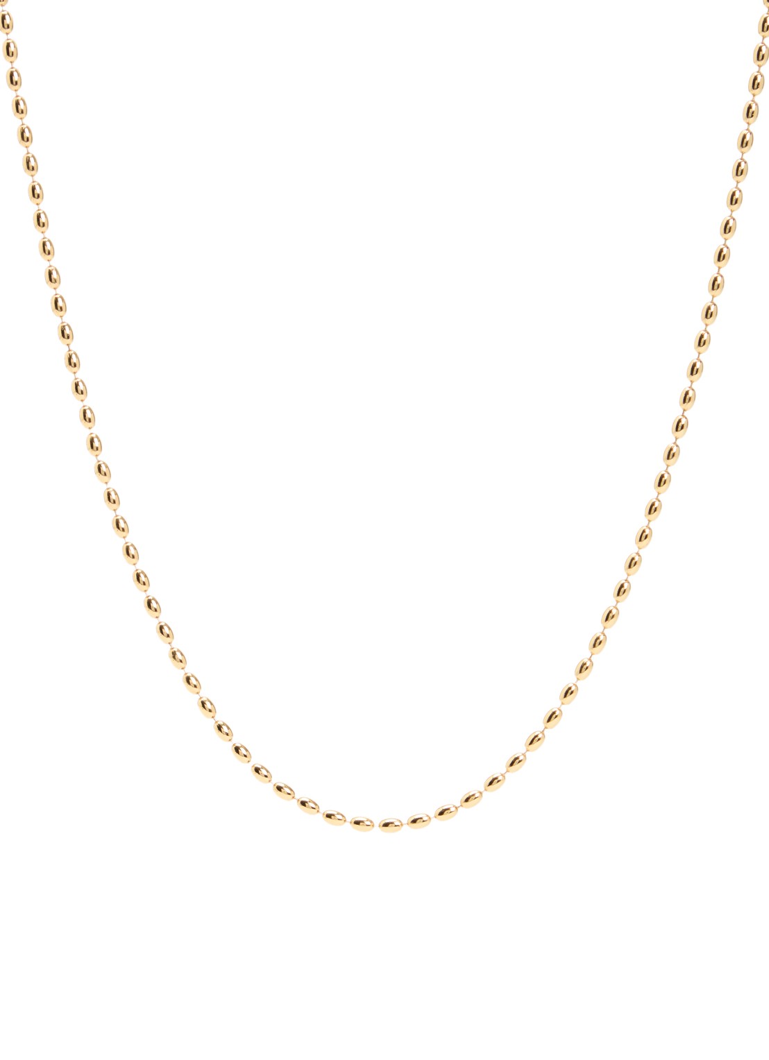 Missoma Molten Olive ketting  - voorkant 4 goud