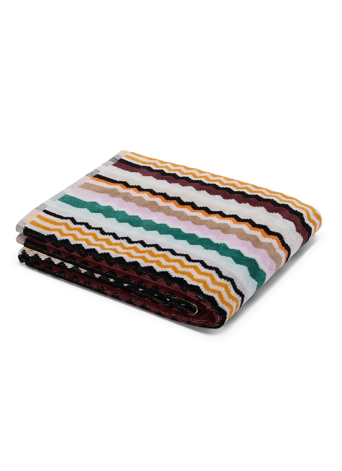 Missoni Aura badhanddoek - 70 x 115 cm - voorkant geel