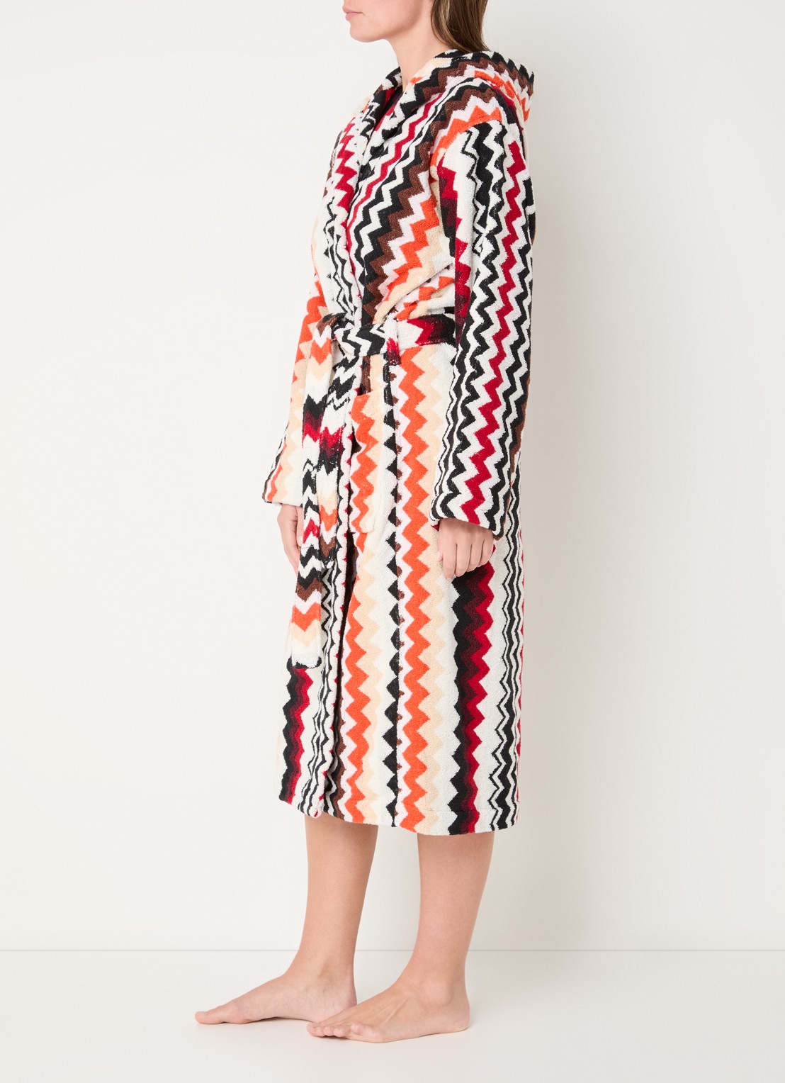 Missoni Badjas van katoen - unisex - voorkant 2 multicolor