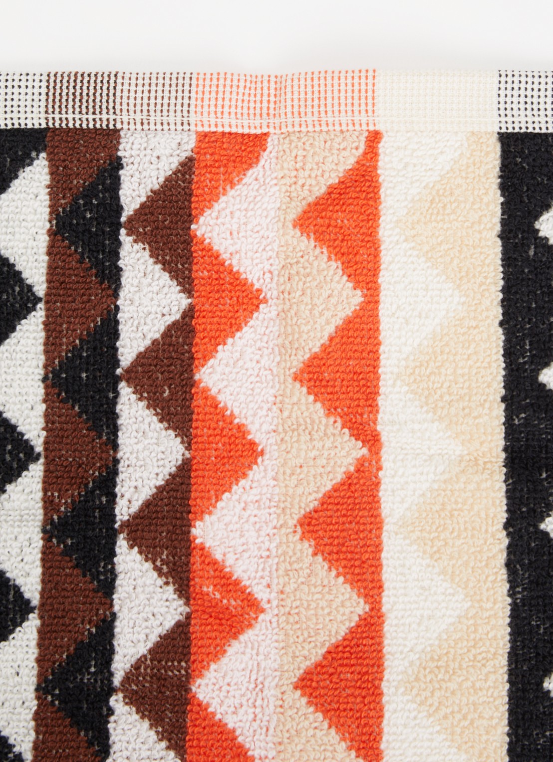 Missoni Best gastendoek - 30 x 30 cm set van 6 in geschenkverpakking - detail 3 donkerrood