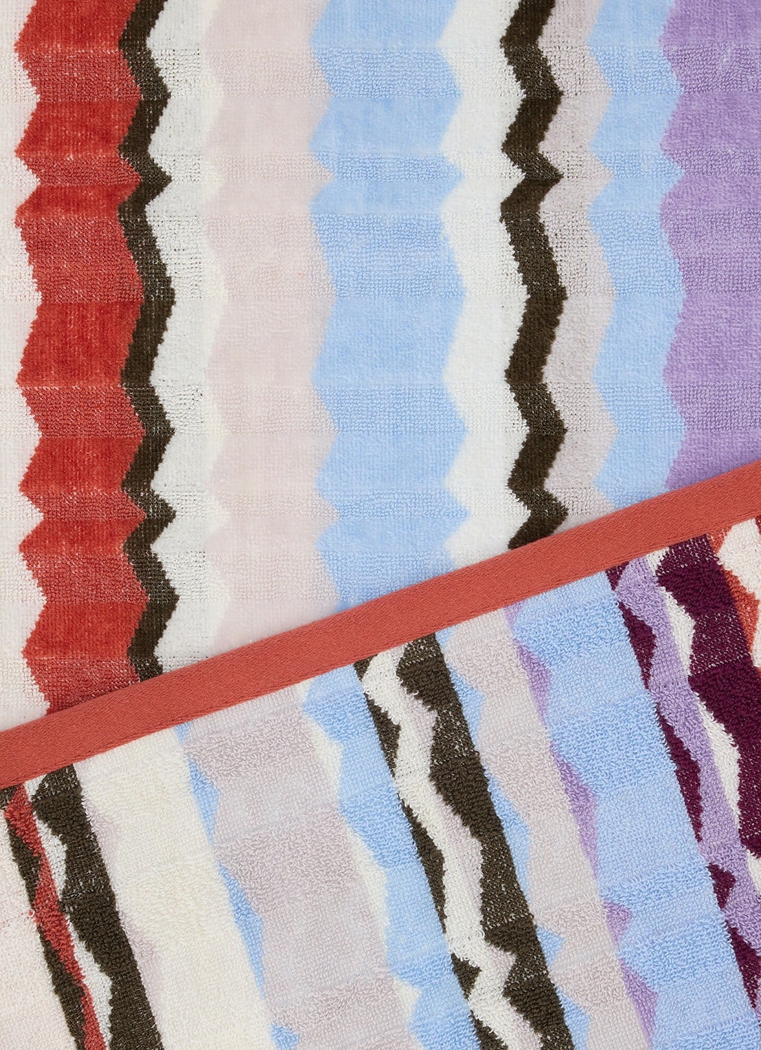 Missoni Eva gastendoek - 40 x 70 cm - achterkant 2 beige