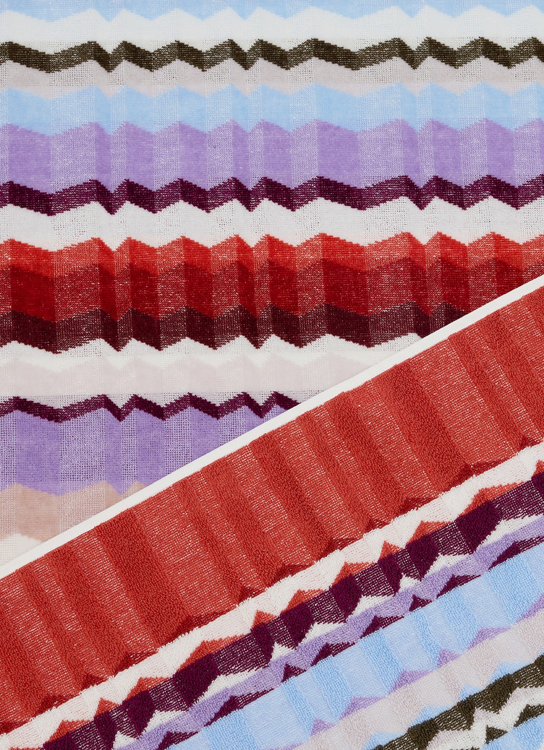 Missoni Eva strandlaken - 180 x 100 cm - achterkant 4 beige