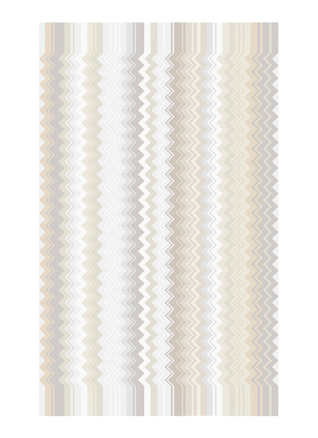 Missoni Giacomo badhanddoek - 70 X 115 cm - voorkant beige