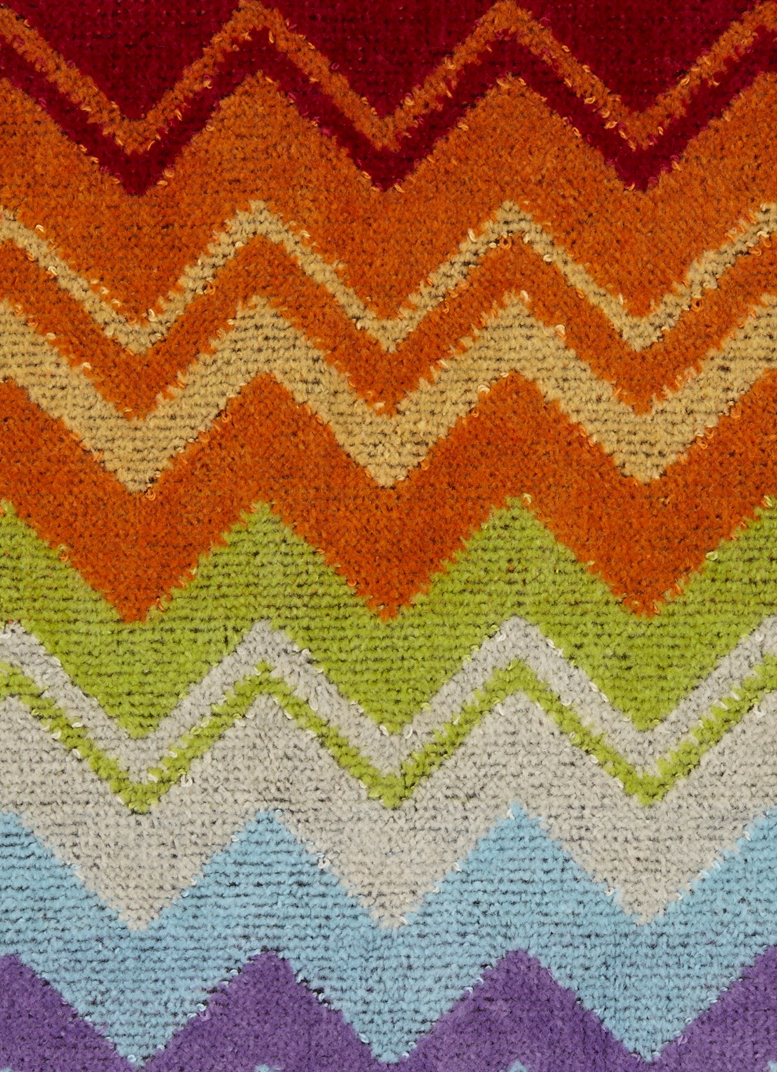 Missoni Giacomo badlaken - 430 gr/m2 - 100 x 150 cm - detail 2 oranje