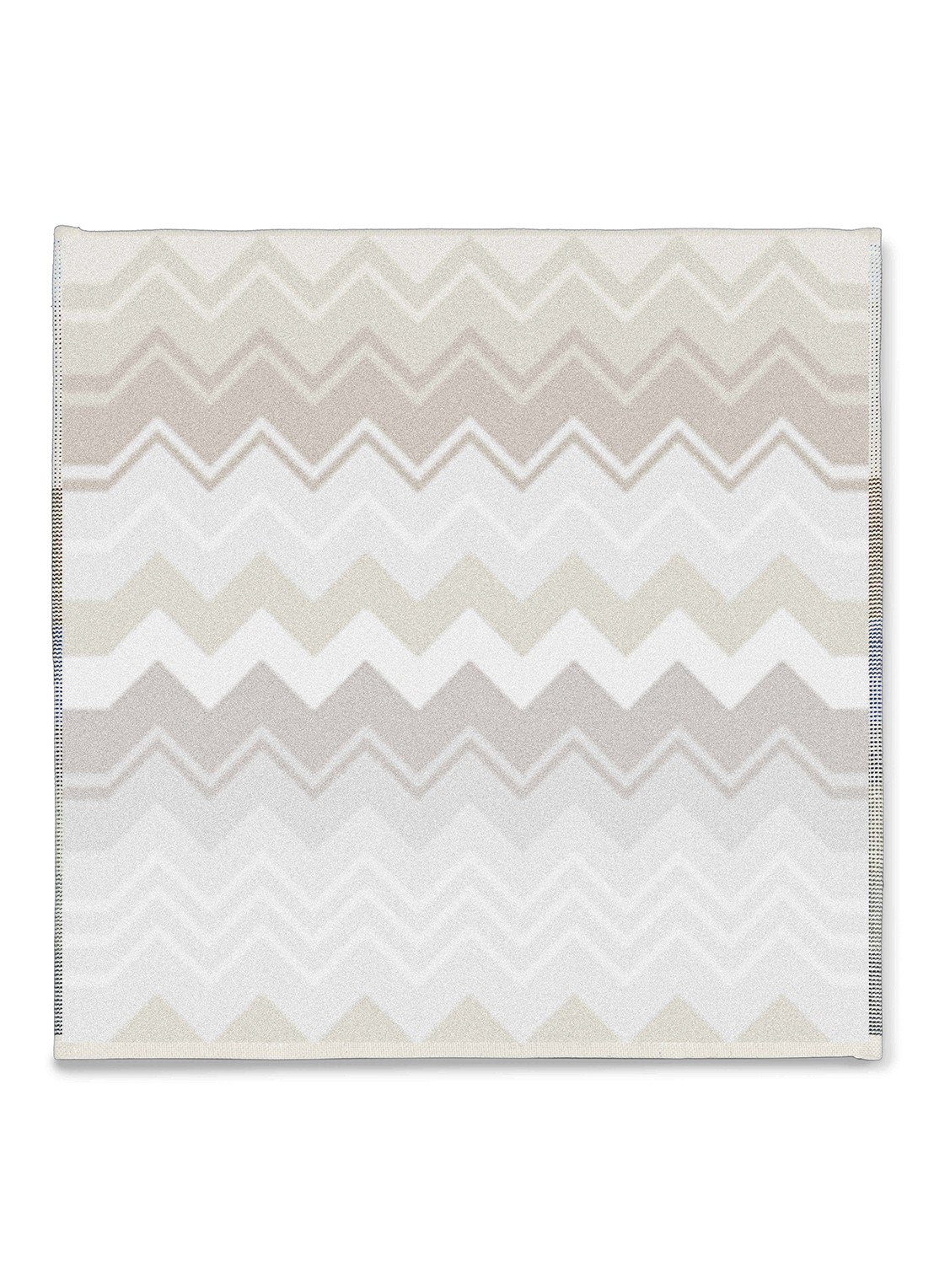 Missoni Giacomo gastendoek - 30 x 30 cm set van 6 in geschenkverpakking - voorkant 2 beige