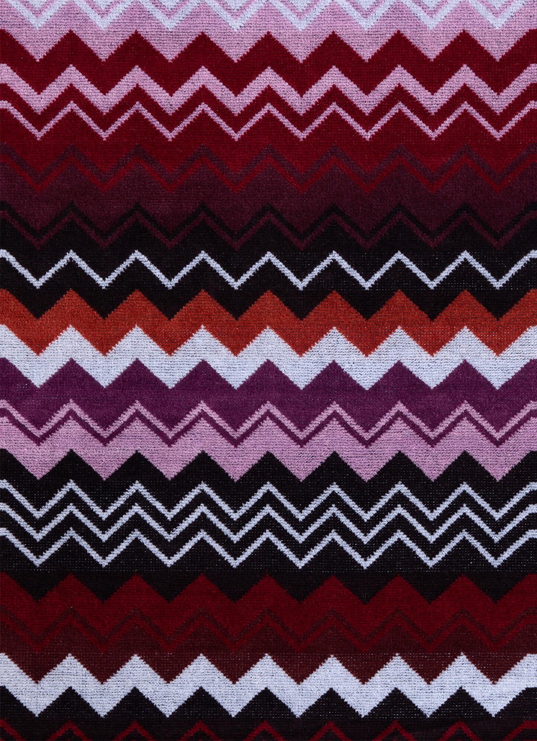Missoni Giacomo gastendoek - 40 x 70 cm - detail 3 bordeauxrood