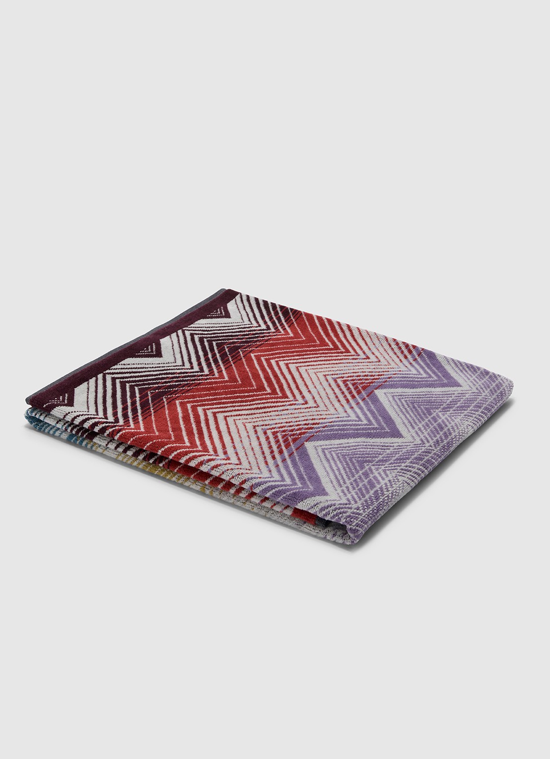 Missoni Marea badhanddoek 60 x 100 cm - voorkant lila