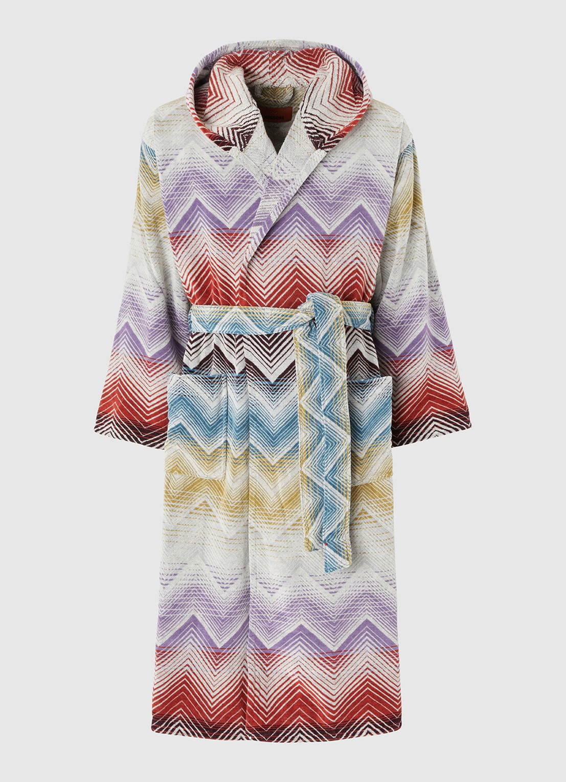 Missoni Marea badjas met opgestikte zakken - unisex - voorkant multicolor