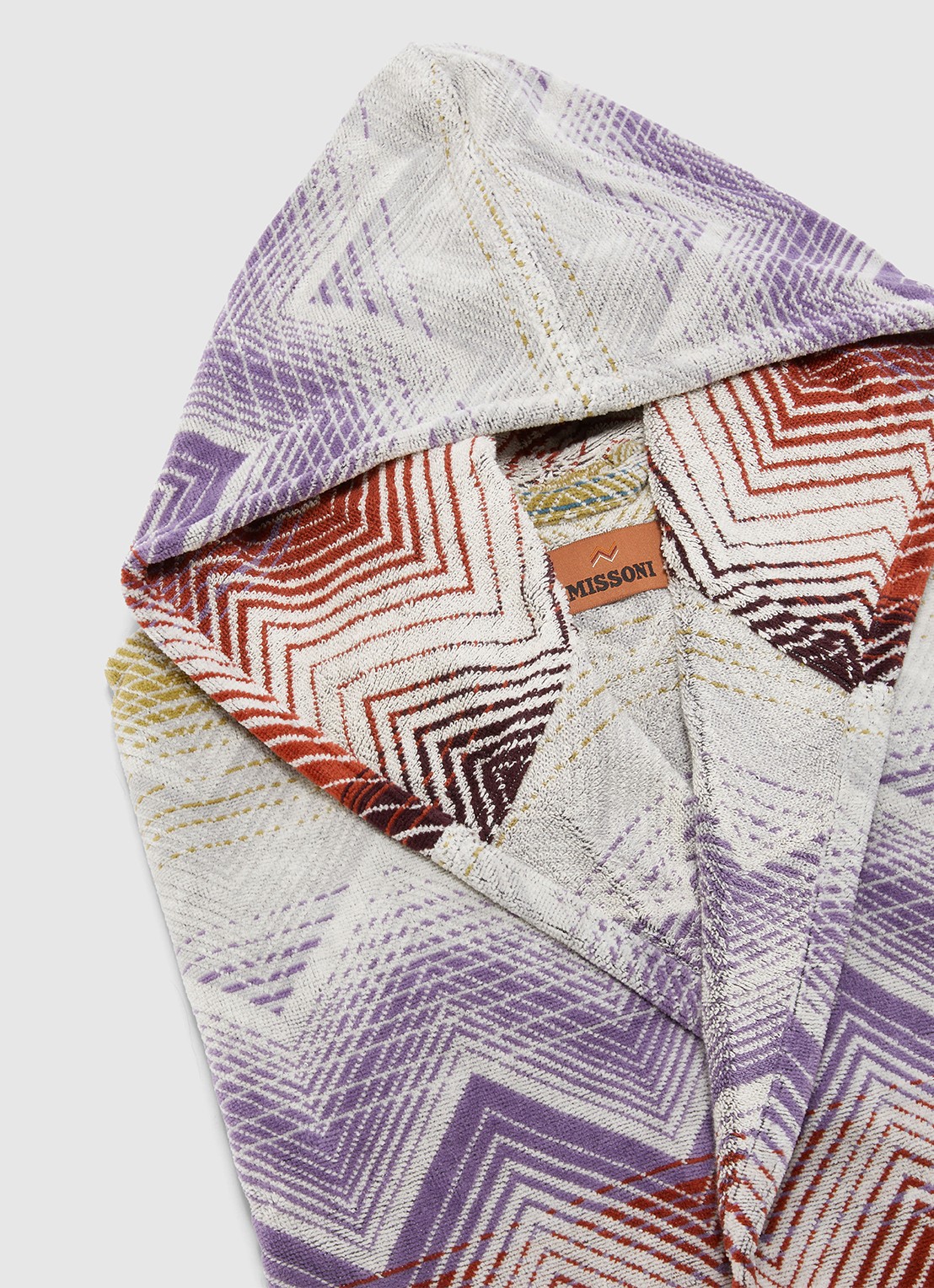 Missoni Marea badjas met opgestikte zakken - unisex - voorkant 2 multicolor
